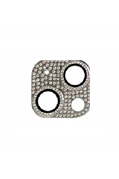 UnDePlus Iphone 13 Uyumlu Full Taşlı Kamera Lens Koruyucu Çerçeveli Koruyucu Cl-08