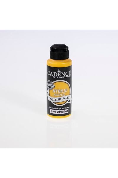 Cadence H-103 Güneş Sarı 120ml Multısurface Hybrıd Akr.