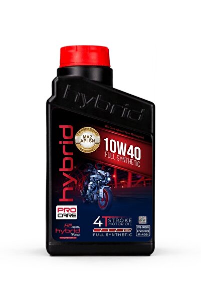 Hybrid 10w40 4t Full Syntetıc Motorsiklet Yağı 1 lt 2022 Üretim