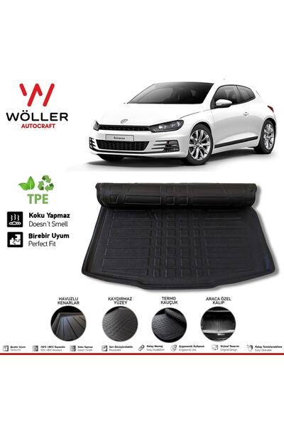 wöller Volkswagen Scirocco Bagaj Havuzu 2009 Sonrası 3d Ultraflex Esnek