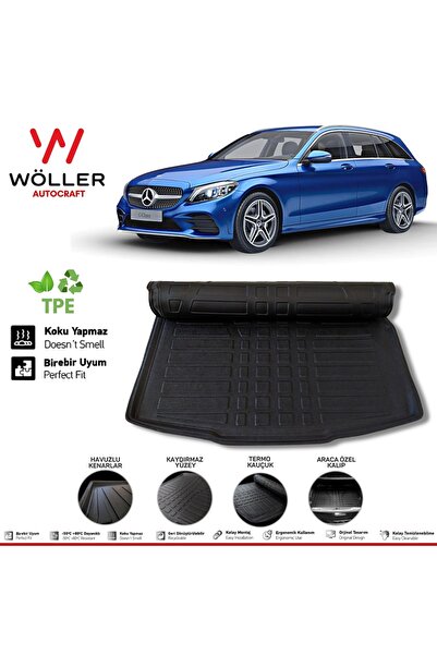 wöller Mercedes C Estate Bagaj Havuzu W205 2015 2021 Arası 3d Ultraflex Esnek