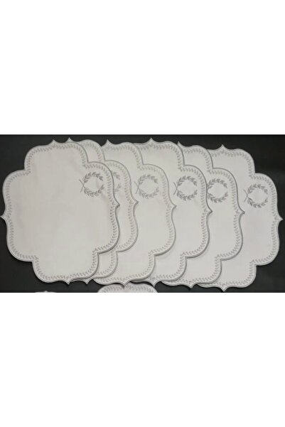 Roza Yakuttekstil 6lı Supla Deri Servis Takımı