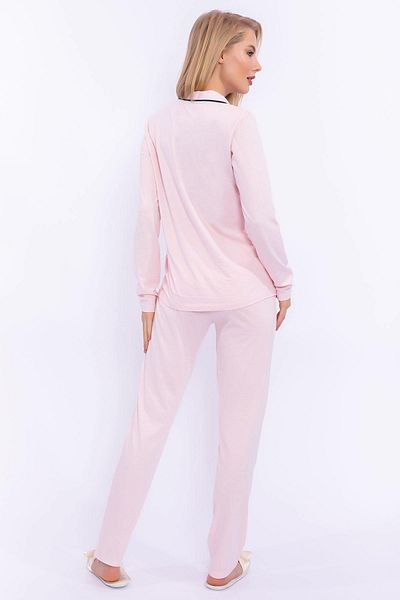 Pierre Cardin Women's 7717 Classic Single Jersey Shirt Pajama Set Powder