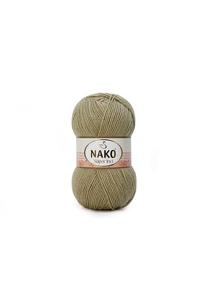 NAKO Super Pearl 405 Olive Braid - 100 Gr. Hand String