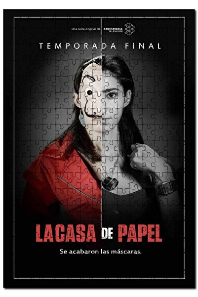 Cakapuzzle La Casa De Papel Nairobi Maskeli Maskesiz 1000 Parça Puzzle Yapboz...