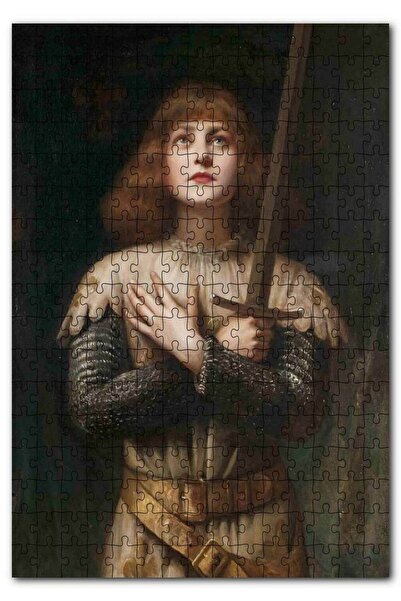Cakapuzzle جان دارك وصورة مواجهة للسيف 120 قطعة لغز الصور المقطوعة Mdf (خشب)