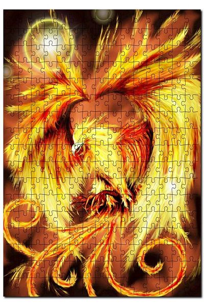 Cakapuzzle Phoenix Art Visual 1000 Piece Puzzle Jigsaw Puzzle Mdf (WOOD)