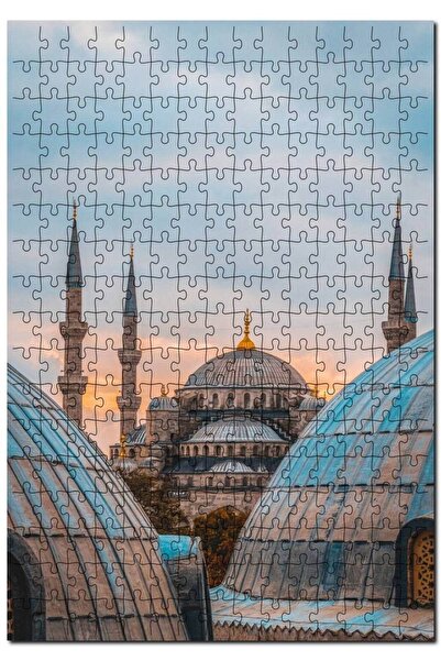 Cakapuzzle Sultan Ahmet Cami Kubeler Arasında 1000 Parça Puzzle Yapboz Mdf (A...