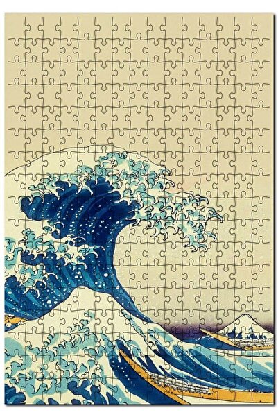 Cakapuzzle Büyük Dalgalar Japon Sanat Görsel 1000 Parça Puzzle Yapboz Mdf (AH...