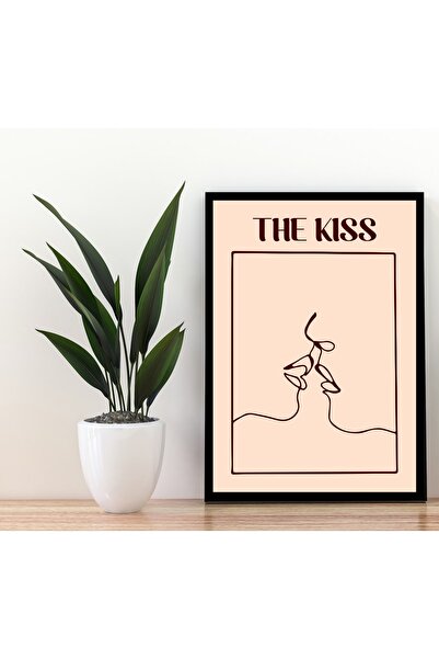 Deephediyem Ζωγραφική τοίχου με μαύρο πλαίσιο