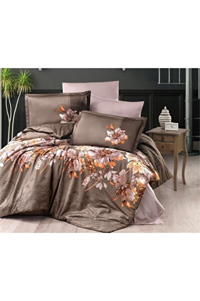 Clasy طقم غطاء لحاف مزدوج من الساتان كلاسي ميلينا V1