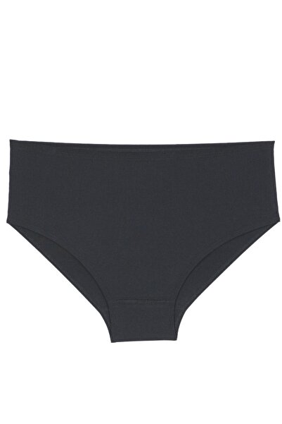 BSM Chiloți bato elastic subțire pentru femei, 3 piese, din bumbac negru