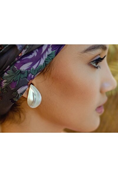 Beng Artisans Drew Teardrop Earrings El Yapımı Küpe