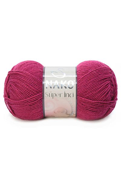 NAKO Πλεκτό νήμα χειρός Super Inci 2187 Cherry Rot