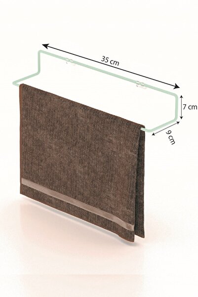 Tekno-tel حامل مناشف طويل لاصق أخضر GRENA SERIES ST127