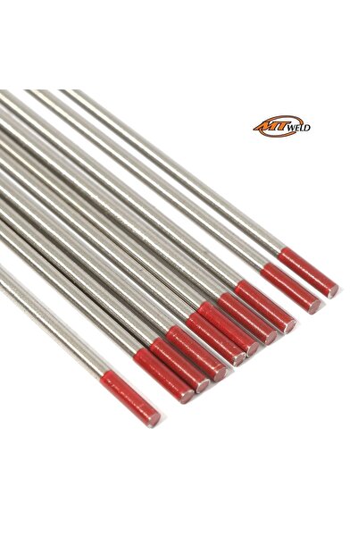 MT Weld Mtweld Tungsten Elektrodu Kırmızı 2,40 X 175 Mm (10 Adet)