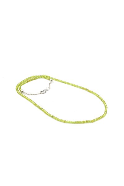 Murty99 Hakiki Elmas Kesim Doğal Peridot Olivin Taşı Kolye 1.kalite Zebercet