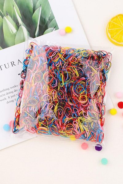 BAHELS 1000 Pcs Colorful Hair Braid Perm Elastics