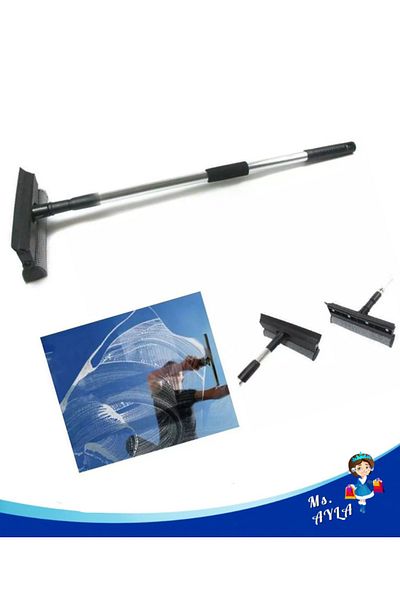AYLA STAND Glass Wiper with Telescopic Handle