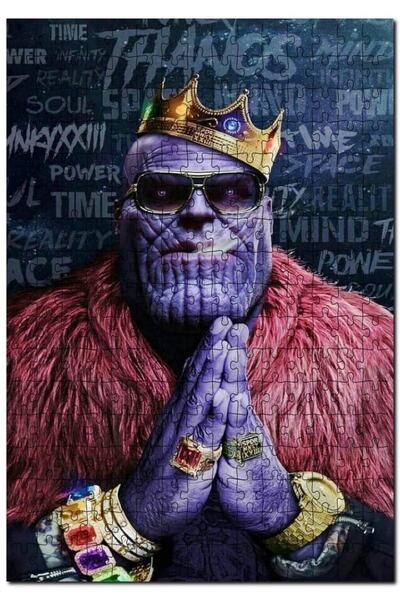 Cakapuzzle ثانوس، كراون إنفينيتي وور 120 قطعة بازل قطع MDF (خشب)