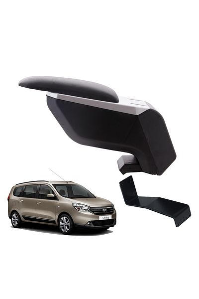 3 Tıkla Dacia Lodgy 2016 Gray-Black Armrest Armrest with Non-Punched Steel Foot