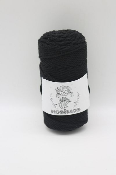 Hobimos 3mm 3 Twist Μπορεί να Ταραντώνει 100% Βαμβακερό νήμα μακραμέ 250 γραμμάρια