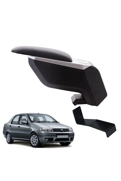 3 Tıkla Fiat Albea 2004 Gray-black Armrest Armrest with Steel Foot Without Piercing