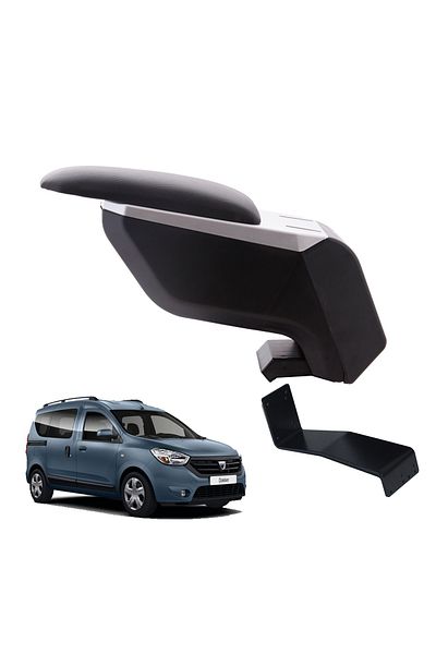 3 Tıkla Dacia Logan Mcv 2015 Gray-black Armrest Armrest with No-Punching Steel Legs