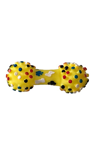 Mixpet Dikenli Öten Halter Köpek Oyuncağı 15 Cm Sarı