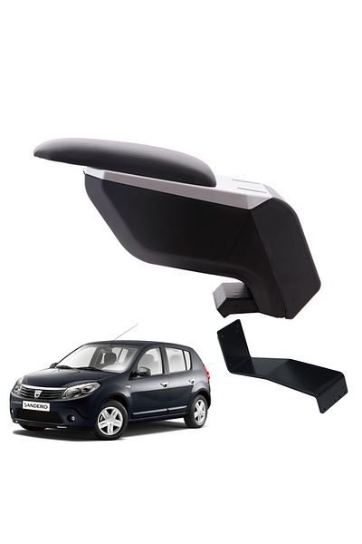 3 Tıkla Dacia Sandero 2008 Gray-black Armrest Armrest with Steel Foot Without Piercing