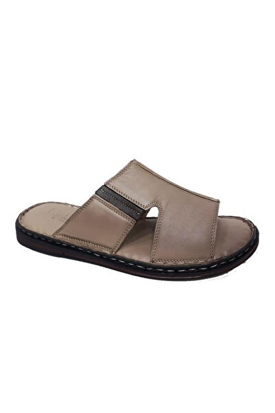 ESBA 163 Ανδρικές Παντόφλες Ανατομικές από Γνήσιο Δέρμα