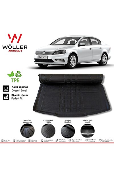 wöller Volkswagen Passat B7 Bagaj Havuzu 2011 2014 Arası Uyumlu 3d Ultraflex ...