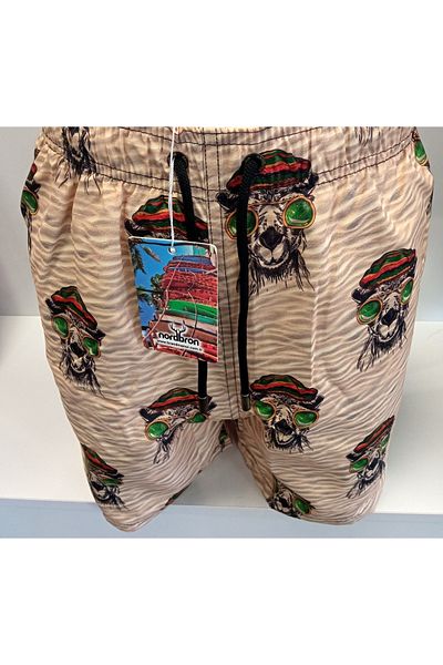 Nordbron Arıcı Store Camel-beige Men's Sea Shorts
