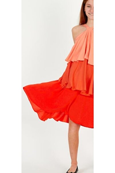 Çikoby Girl's Strappy Layered Dress