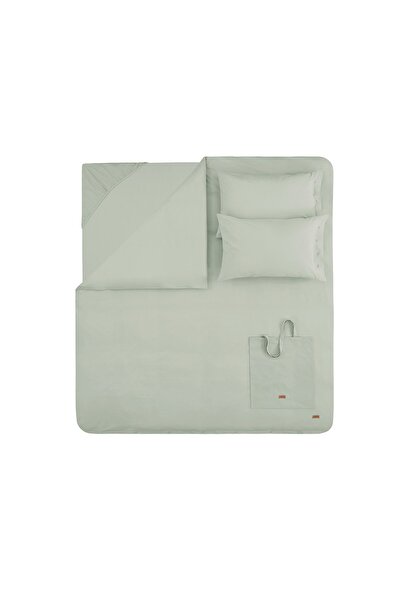 Yataş Double Ranforce Washable Duvet Cover Set - Sage