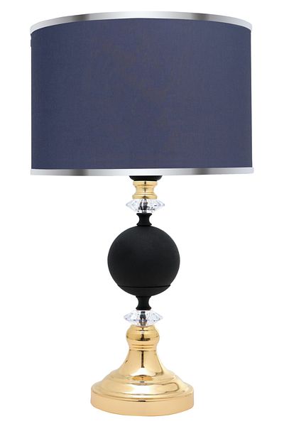 MINIMAL ETICARET VE BILGI TEKNOLOJILERI Omega Black - Gold Contrast Lampshade