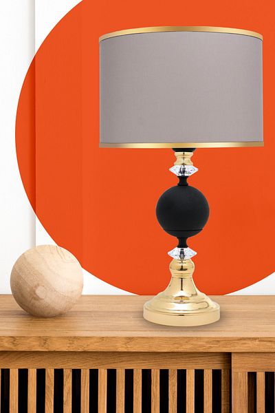 MINIMAL ETICARET VE BILGI TEKNOLOJILERI Omega Black Gold Contrast Lampshade