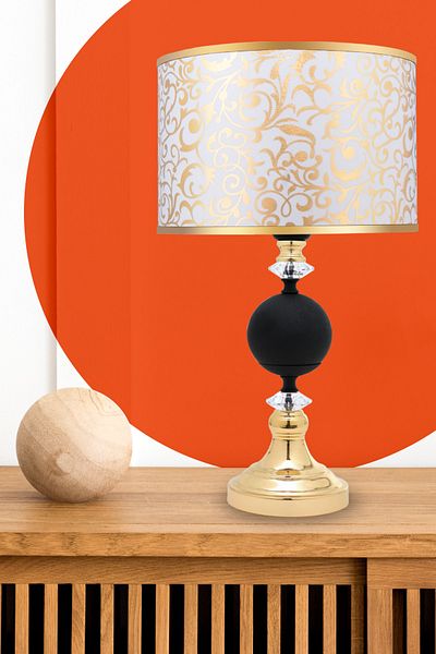 MINIMAL ETICARET VE BILGI TEKNOLOJILERI Omega Black - Gold Contrast Lampshade