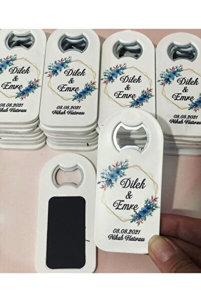 BuKKer Kına Düğün Nişan Açacaklı Magnet 20 Adet
