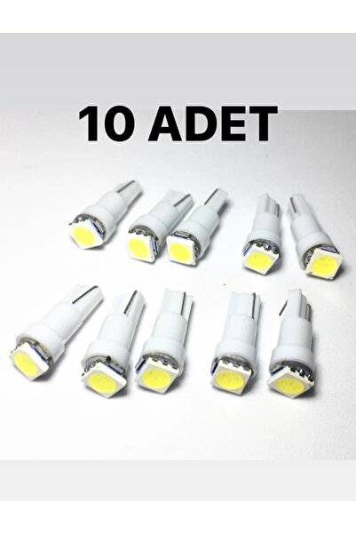 SİSA SENİSTESENAL T5 Led (10 ADET) Oto Kilometre Kadran Ambians Aydınlatma Am...