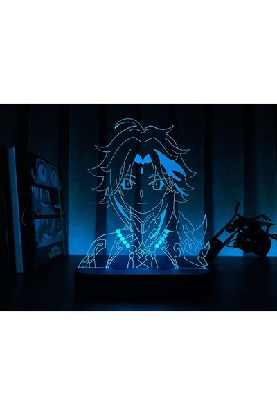 PETRADESIGN Genshin Impact Xiaodoombane Anime Masa Lambası