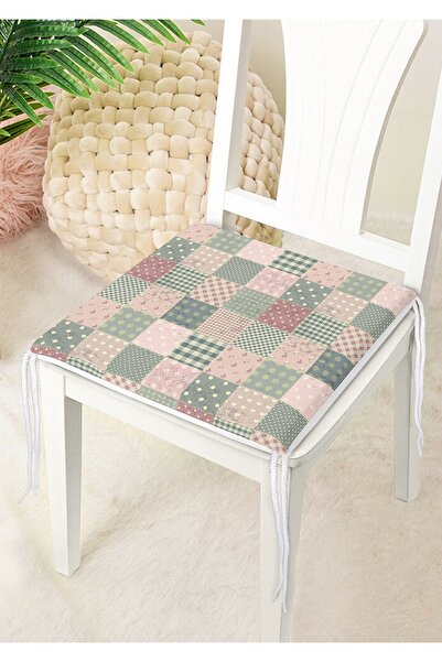 Nish & Royal Patchwork Patterned Special Design Digital Printed Modern Zipper...