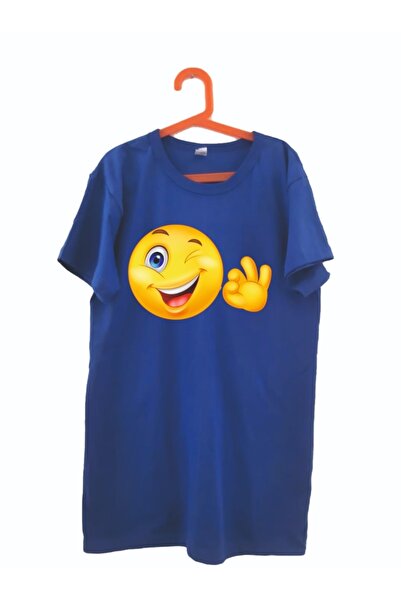 LADİJİTAL BASKI ÇÖZÜMLERİ Футболка з кольоровим принтом Emoji