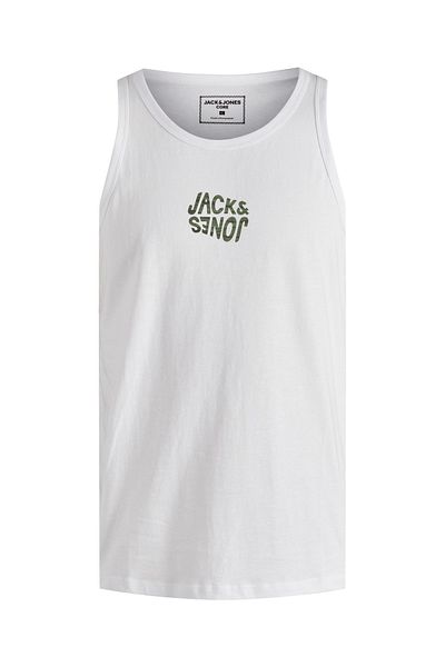 Jack & Jones Jack Jones Surf Tank Top Men's White Undershirt 12210480-01