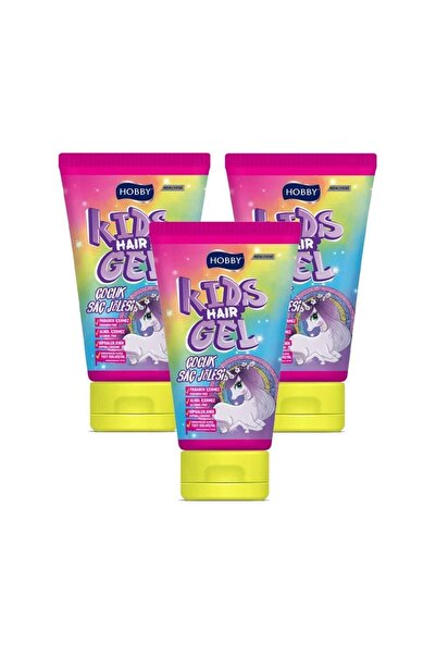 Hobby Çocuk Saç Jölesi Unicorn 150 Ml X 3