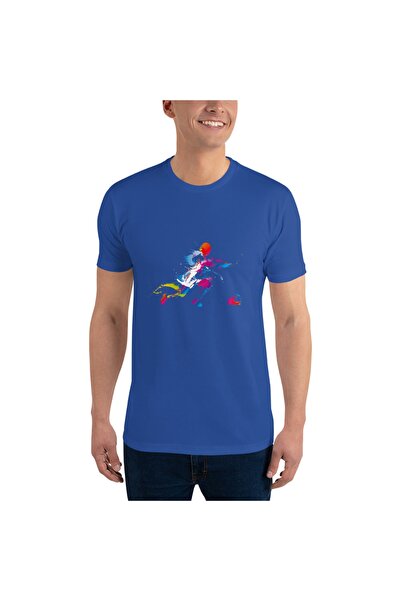 LADİJİTAL BASKI ÇÖZÜMLERİ Šareni fudbal sa vizuelnim efektima T-shirt