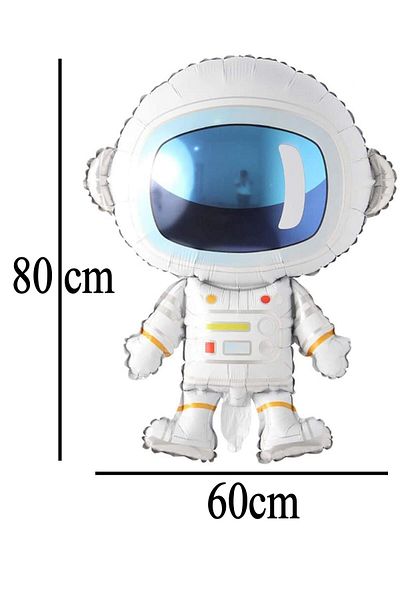 Parti dolabı Astronaut Foil Balloon 80cm Space Themed Birthday Balloon
