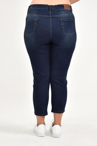 xlargebutik Plus Size Baddal Dark Blue Jeans