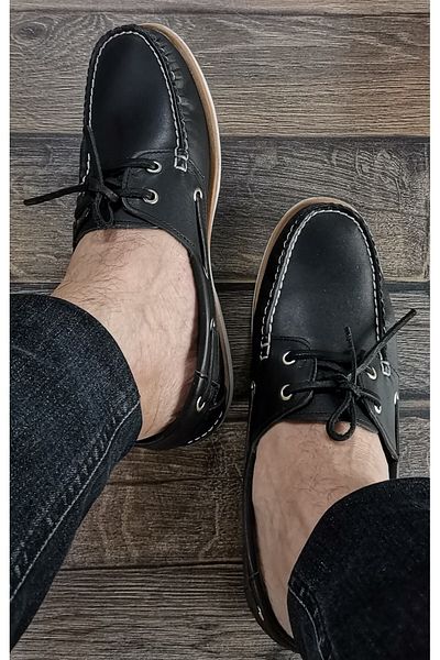 Everest Pantofi casual cu șireturi din piele naturală cu talpă termică