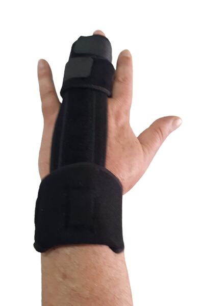 BELLFLEKSS جبيرة إصبع صف إصبع مزدوج (باستثناء الإبهام)